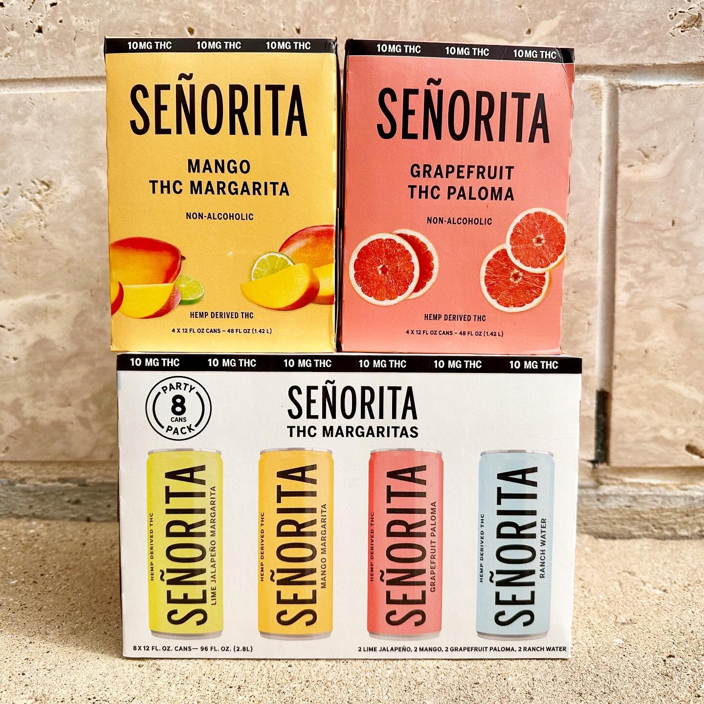 Colorful hemp-derived beverage packages